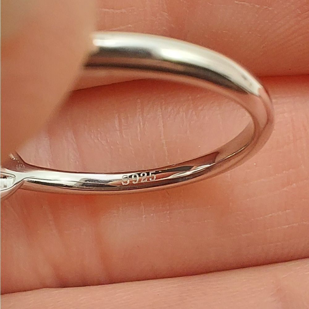 925 Sterling Silver Infinity Ring - Picture 2 of 7